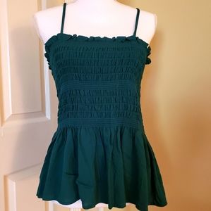 NWOT Live, Free Large Green sleeveless top